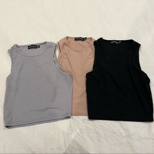 Rib Racer Neck Vests (all three!)